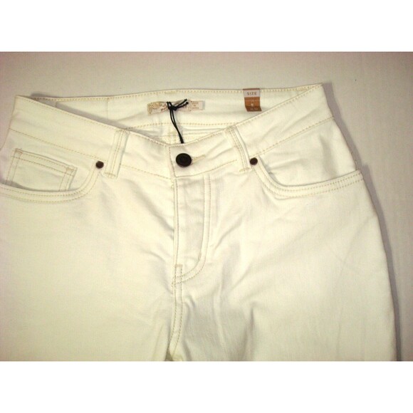 New NWT Womens 2 26 X 27 Prana Buxton Jeans White Boyfriend Stretch Organic Nice - Picture 4 of 7